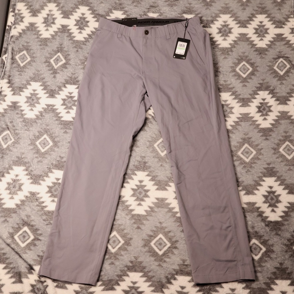 Under Armour Showdown Golf Pants Grey 34/30 Mens 1309545-411 NWT